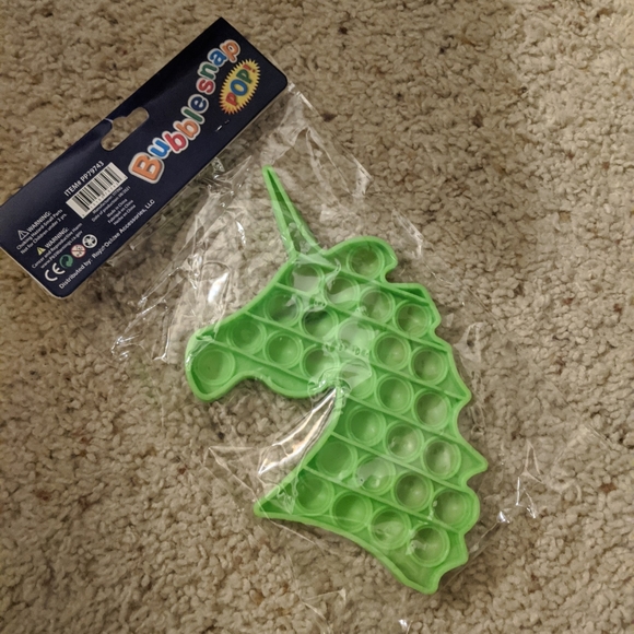 Unicorn green pop fidget (off brand) - Picture 2 of 3